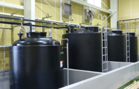 ISO14001の取得や工場排水処理設備の増強